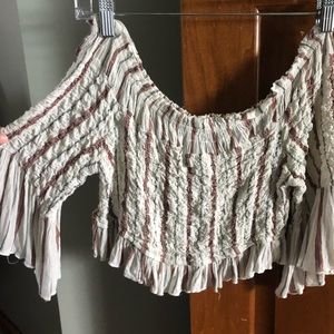 Free People Off The Shoulder Shirt